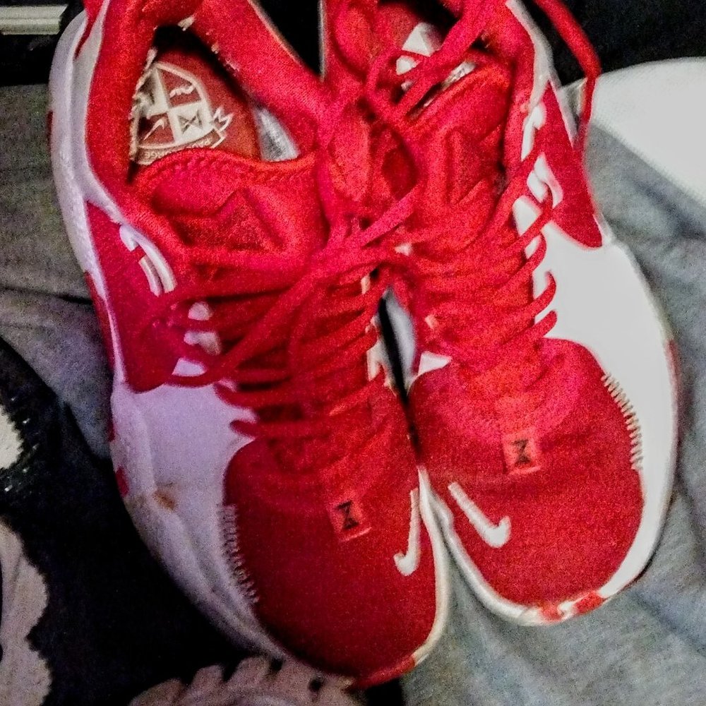 Paul Georg University Red Nikes